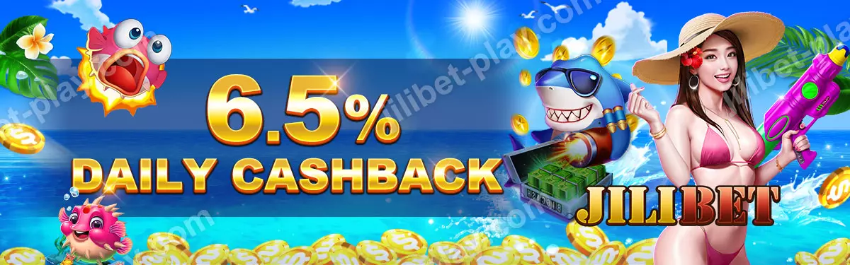6.5% Daily Cashback